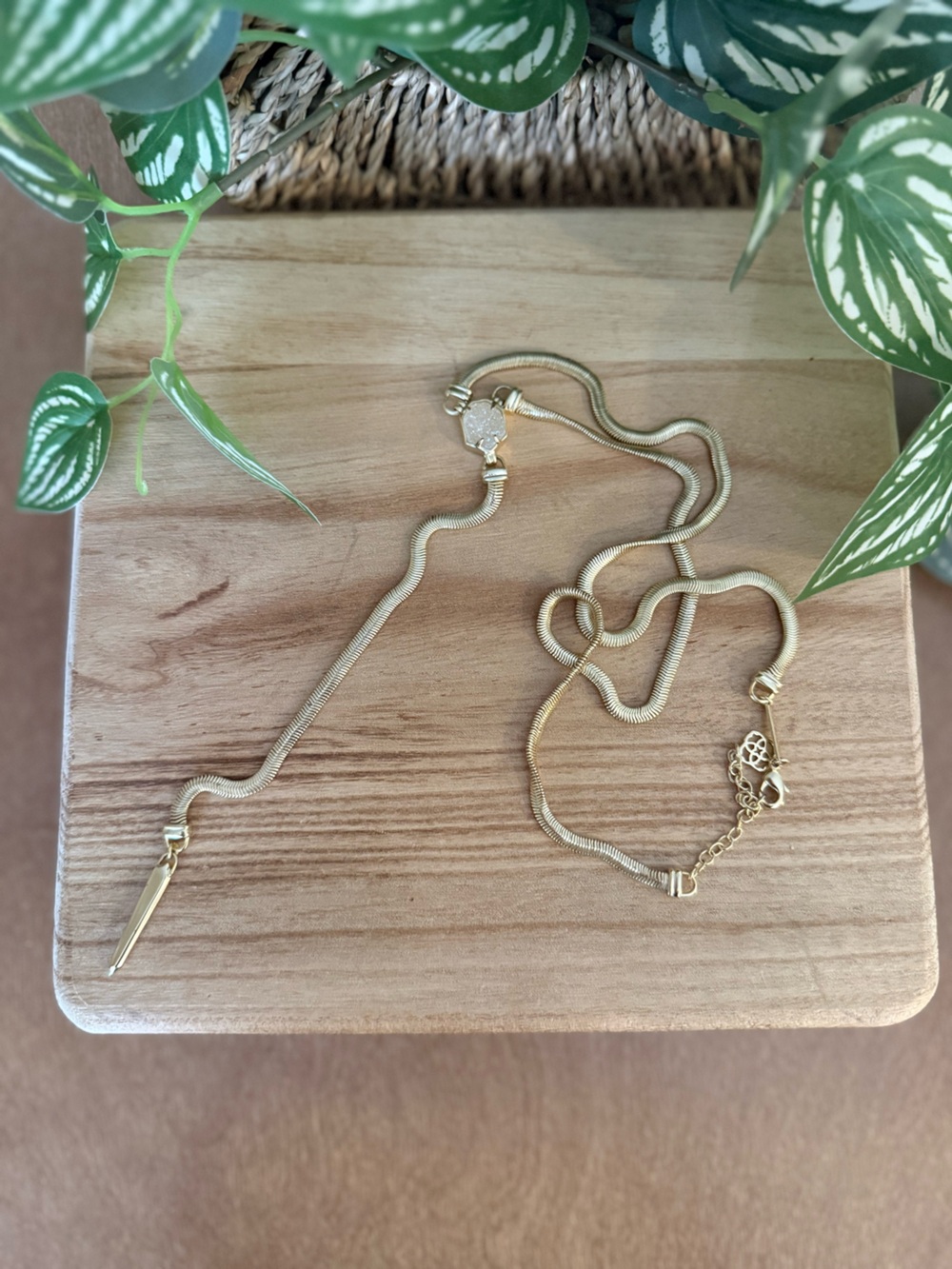 Kendra Scott Gold Snake Chain Necklace